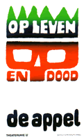 affiche Op leven en dood ontwerp Jan Bons