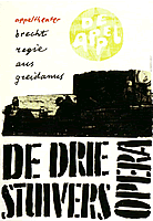 affiche Driestuiversopera ontwerp Jan Bons