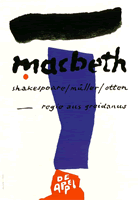 affiche Macbeth ontwerp Jan Bons