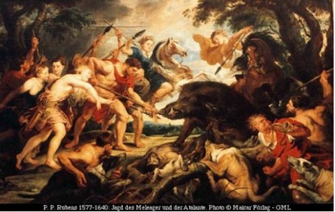 Pieter Paul Rubens - De jacht van meleager en Atalanta