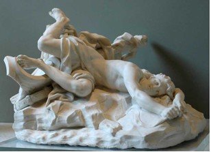 Jean-Baptiste Le Moyne-De dood van Hippolytos