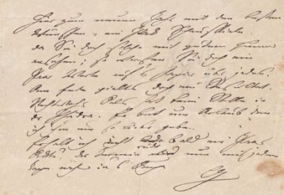 handschrift Goethe
