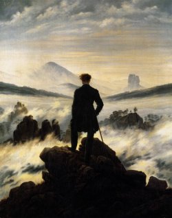 Caspar David Friedrich, De wandelaar (1818) 