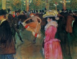 Henri Toulouse Lautrec, Bal au Moulin Rouge (1890)