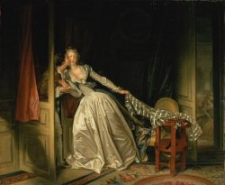 Jean Honore%u0301 Fragonard, De gestolen kus (1780)