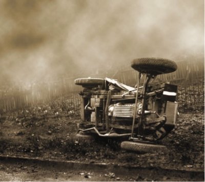 auto Veterman na het ongeluk