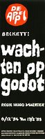 affiche Wachten op Godot ontwerp Jan Bons