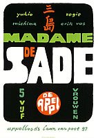 affiche Madame de Sade ontwerp Jan Bons