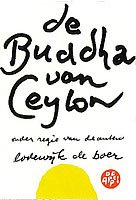 affiche De Buddha van Ceylon ontwerp Jan Bons