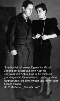 Brecht en Ruth Berlau